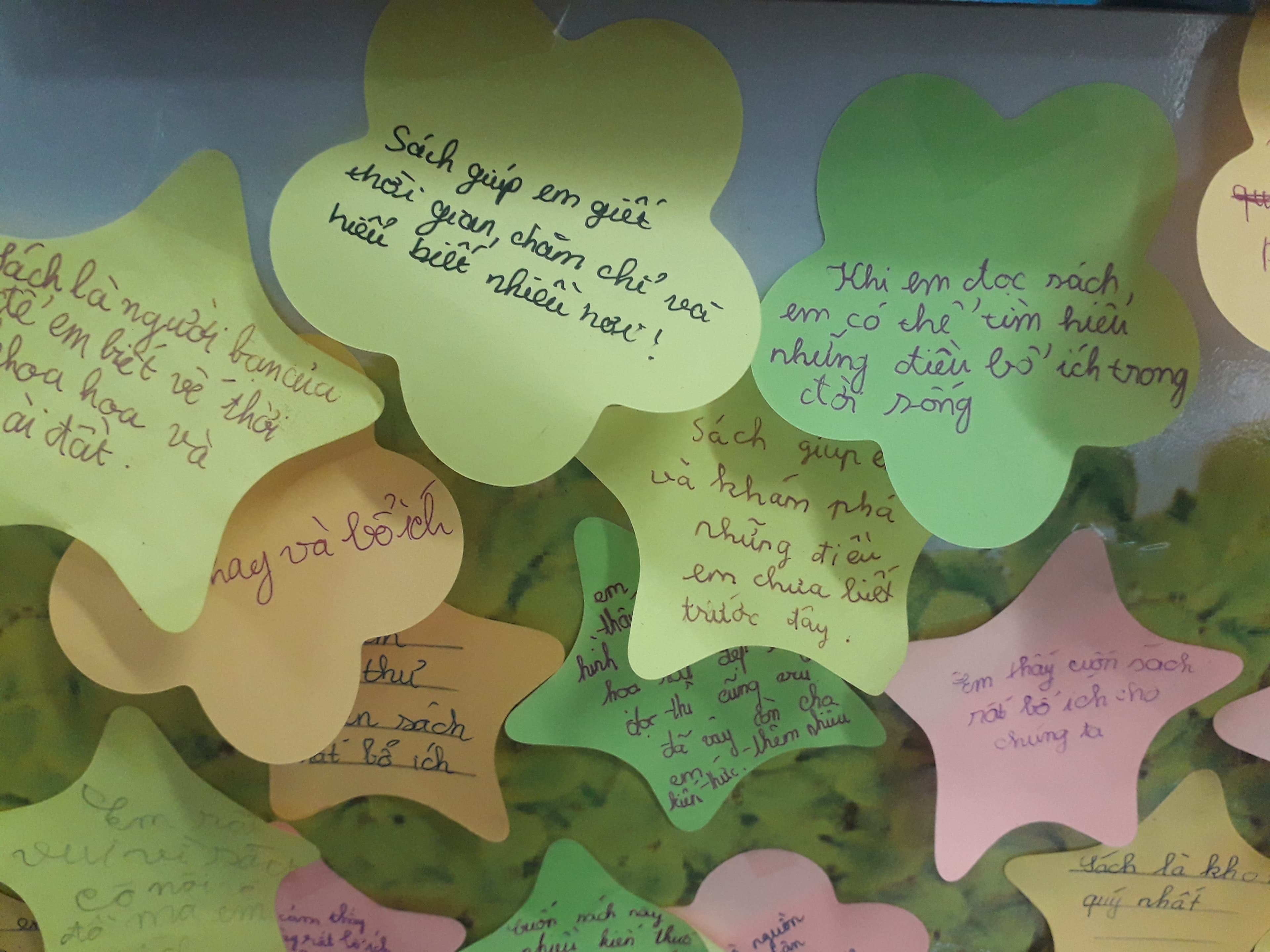 Student handwritten reflection 36