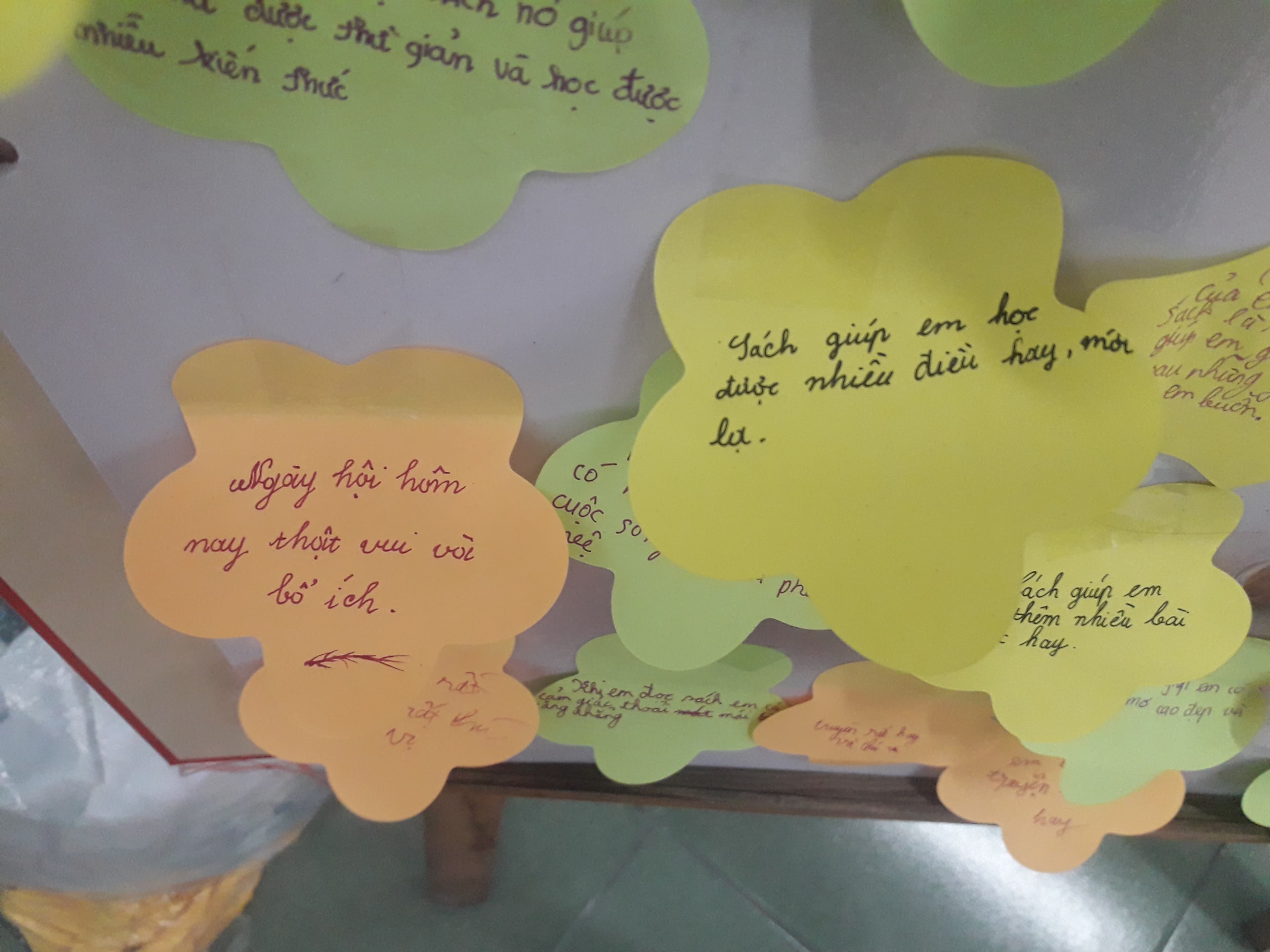 Student handwritten reflection 40
