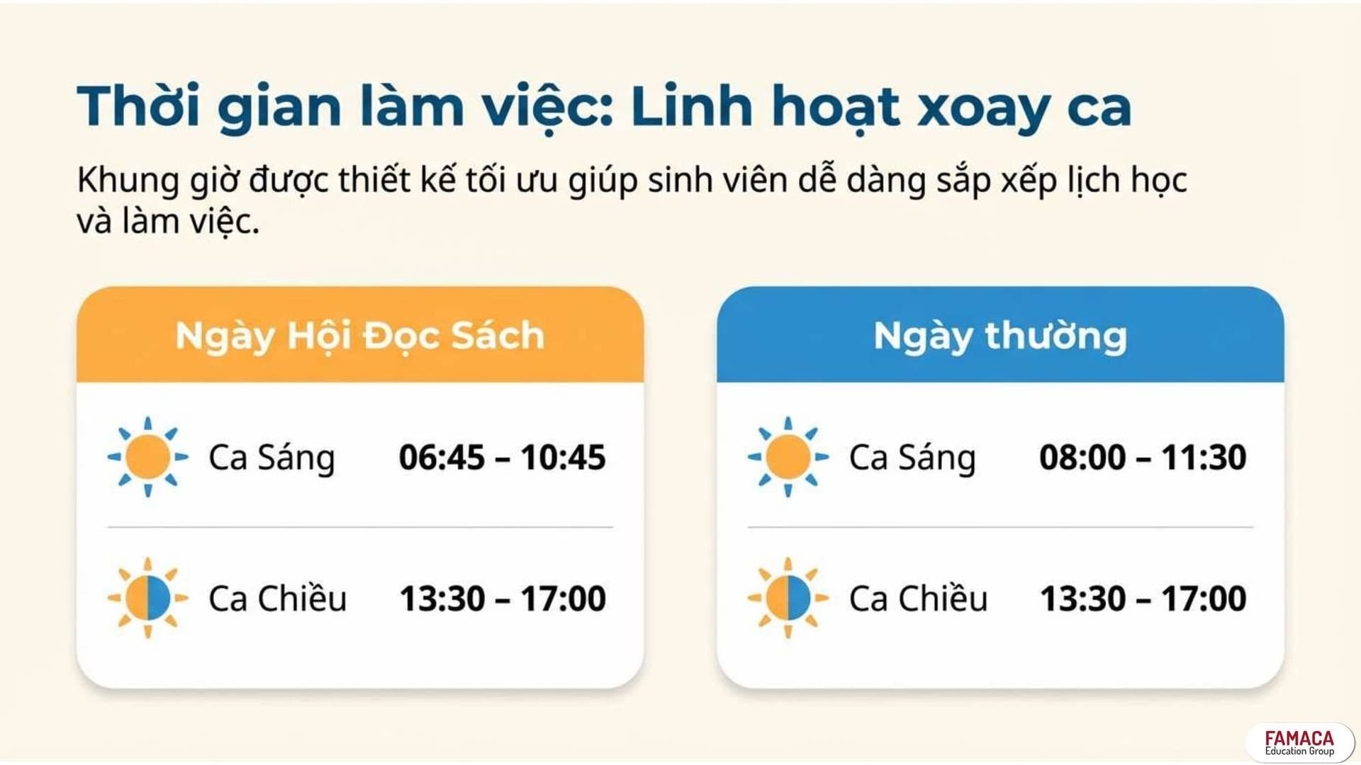 Cộng tác viên hỗ trợ setup khu vực trưng bày sách FAMACA